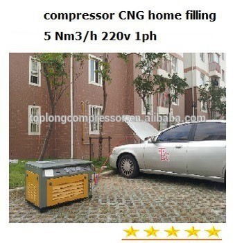 5 Nm3 Small home CNG compressor for car